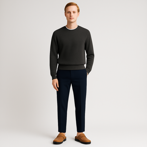 Leather open-back slip-on clogs with an adjustable side buckle and cushioned sole for everyday wear.