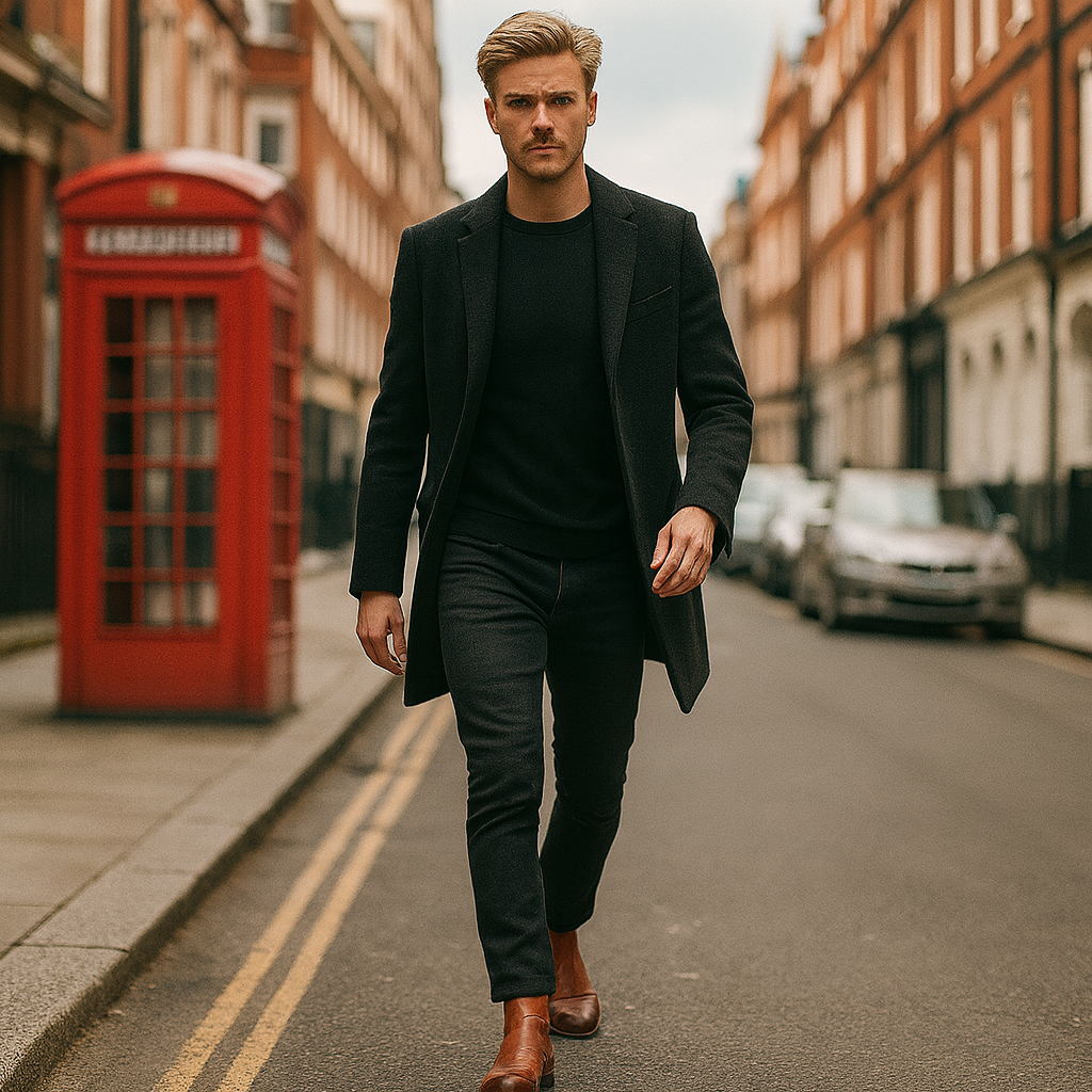 Distressed leather zip-up ankle boots with textured sole and rounded toe.